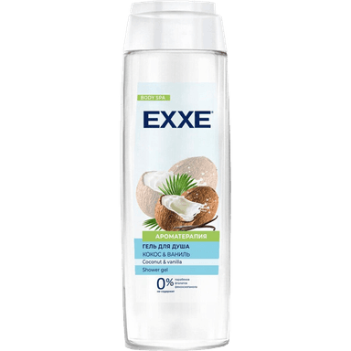 Гель для душа 400 мл "EXXE" Кокос и ваниль