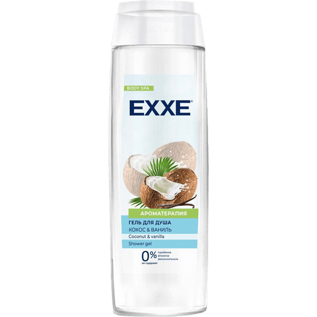 Гель для душа 400 мл "EXXE" Кокос и ваниль