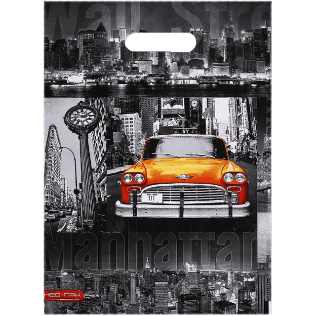 Пакет 30*40 см "Манхэттен" 60 мкм прорезь ламинат