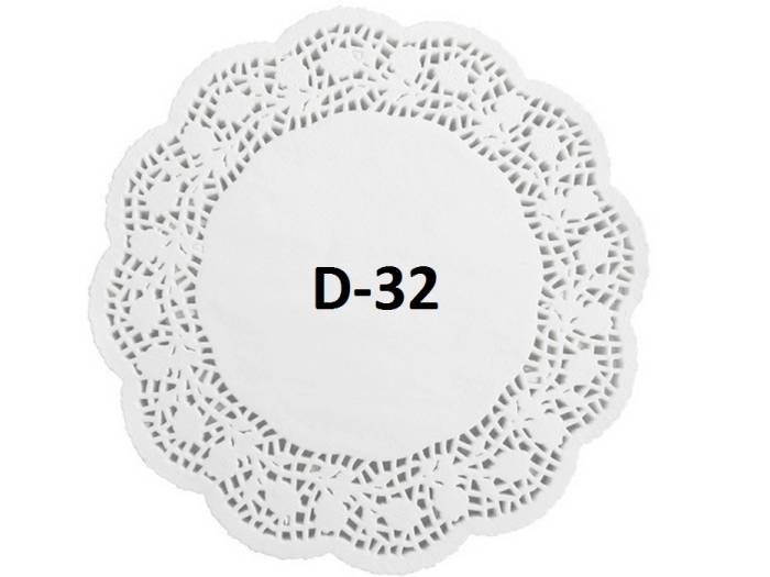 Ажурные салфетки D-32 см (250 шт.упак)