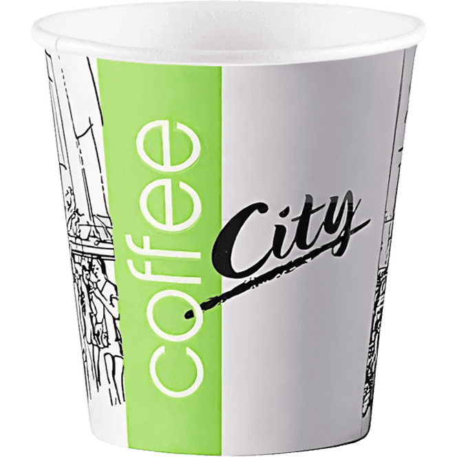 Стакан бумажный 400 мл "СИТИ" D-90 мм БЛ