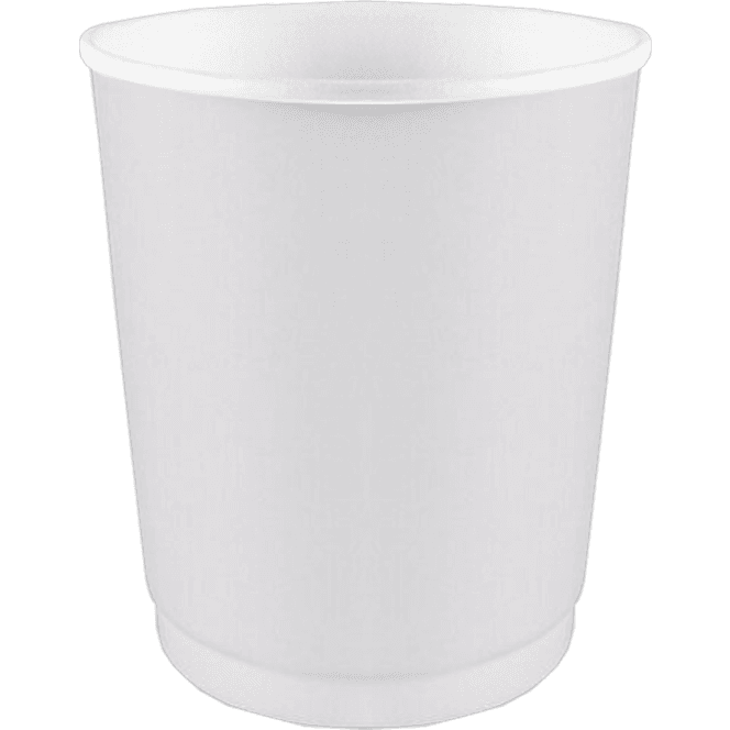 Стакан бумажный 250 мл Гладкий Белый Двухслойный D-80 мм БЛ