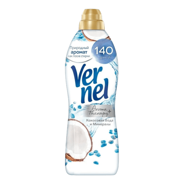 Кондиционер для белья 870 мл "Vernel", Аромат Кокос вода и минералы