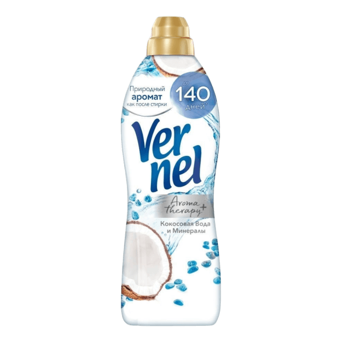 Кондиционер для белья 870 мл "Vernel", Аромат Кокос вода и минералы