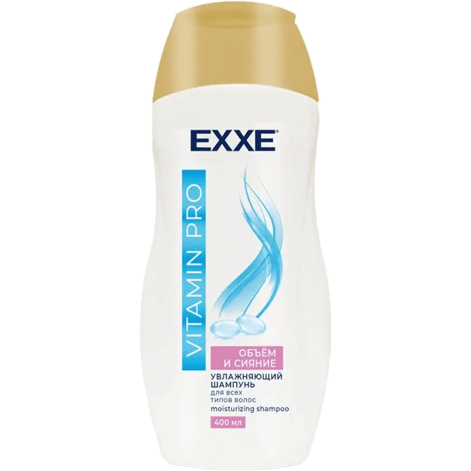 Шампунь 400 мл "EXXE" VITAMIN PRO, Объём и сияние, Увлажняющий