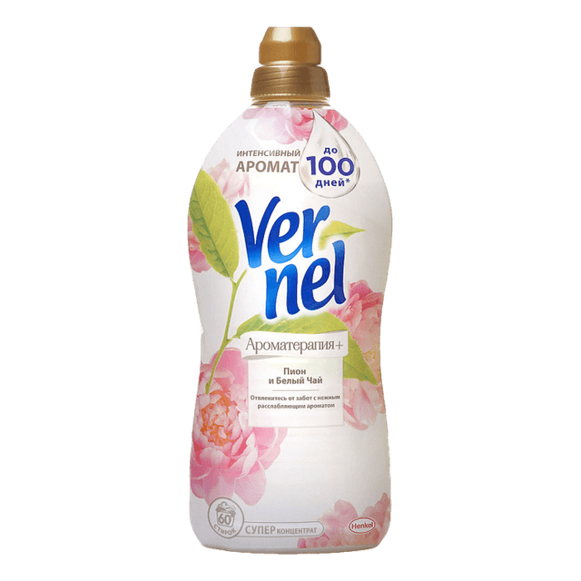 Кондиционер для белья 1,82 л "Vernel", Пион и Белый чай
