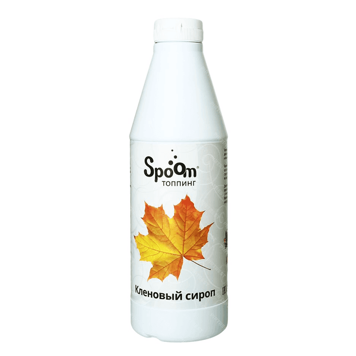 Топпинг "Spoom" бутылка, 1 кг, Кленовый сироп / MAPLE