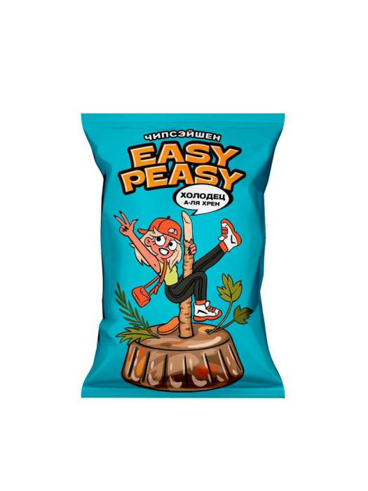 Чипсы "Easy Peasy" 70г ассортимент, Холодец с хреном