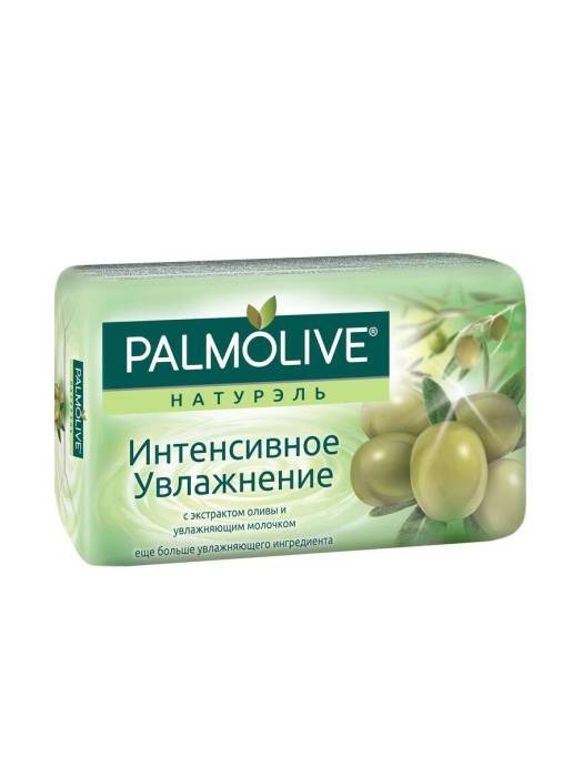 Мыло кусковое 90 г туалетное "Palmolive", Интенсивное Увлажнение с экстрактом оливы