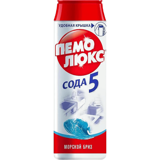 Чистящий порошок 480 г "ПЕМОЛЮКС", Морской бриз