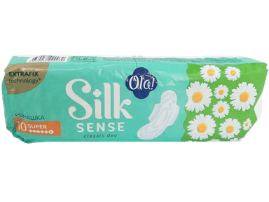 Прокладки "Ola!" Silk Sense classic deo супер для обильных выделений, 6 капель, ромашка (10 шт.упак)