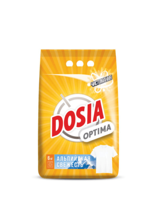 Стиральный порошок 6 кг "Dosia" OPTIMA автомат, Альпийская свежесть