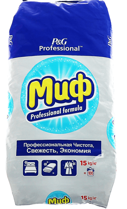 Стиральный порошок 15 кг Миф автомат, Эксперт