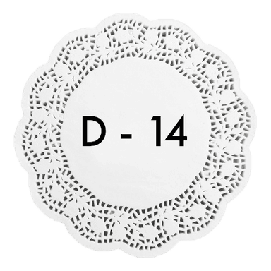 Ажурные салфетки D-14 см (250 шт.упак)
