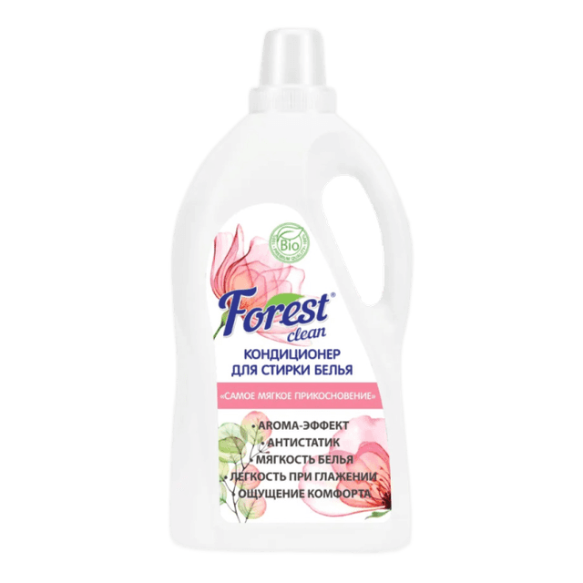 Кондиционер для белья 1 л "FOREST clean", Мягкое прикосновение