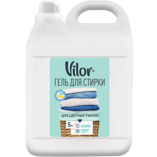 Гель для стирки Vilor 5 л Универсальное