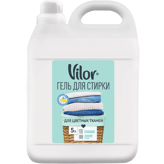 Гель для стирки Vilor 5 л Универсальное
