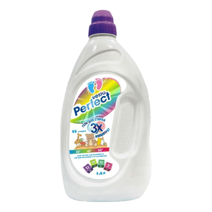 Гель для стирки белья 1,5 л "Vesta" Perfect, Baby