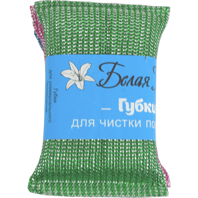 Губка для посуды TEFAL со стальной нитью хозяйственная (3 шт.упак)