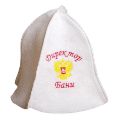 Шапка для бани "Директор бани"