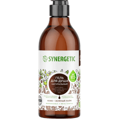 Гель для душа 380 мл SYNERGETIC, Кофе и зеленый лайм