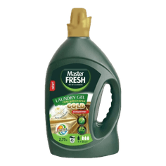 Гель для стирки белья 2,75 л "Master FRESH" GOLD КОНЦЕНТРАТ 45 стирок, Формула защиты ткани "UNIVERSAL"