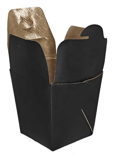 Коробка ВОК для лапши 560 мл 100*95*95 OSQ NOODLES BLACK