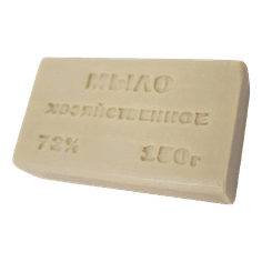 Мыло кусковое хозяйственное 150 г ГОСТ 72% светлое