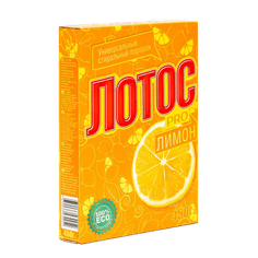 Стиральный порошок 450 г ЛОТОС PRO, Лимон