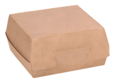 Упаковка бумажная для гамбургеров 115*115*60 мм 02 BURGER М Pure Kraft