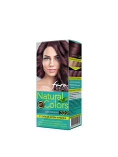 Краска для волос FARA Natural Colors 150г, 322 Баклажан