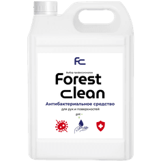 Средство для рук и поверхностей с антибактериальным эффектом "FOREST Clean" 5 л Евро