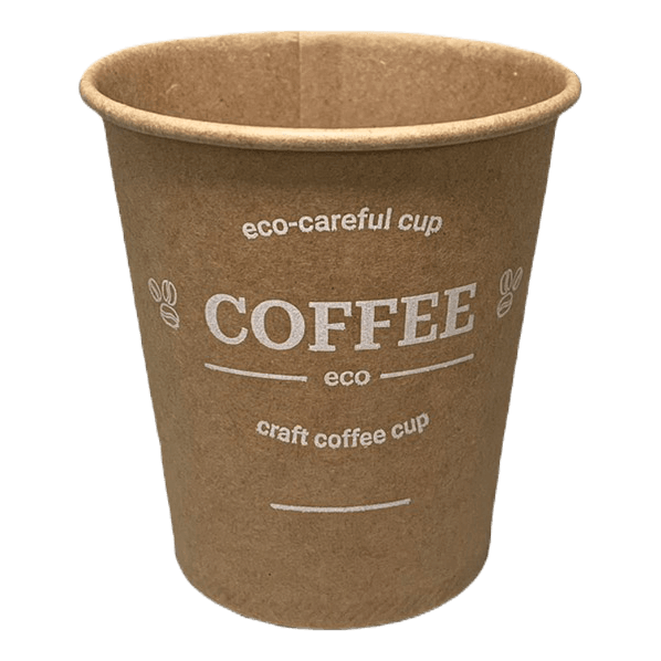 Стакан бумажный 250 мл Крафт "COFFEE Craft Line" D-80 мм ЕСО