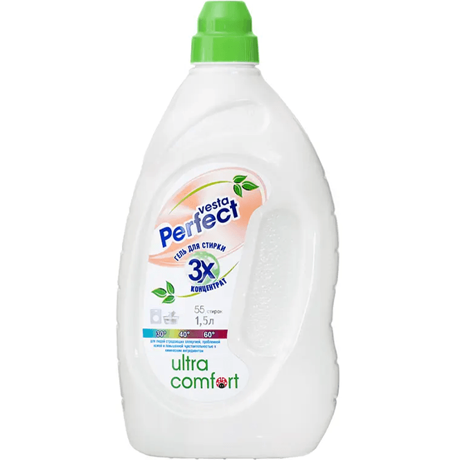 Гель для стирки 1,8 л "Vesta" PERFECT, Ultra comfort