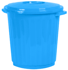 Бак 25 л с крышкой, Голубой