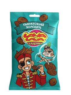 Сухарики "LAVA LAVA" 30 г ассортимент, Холодец