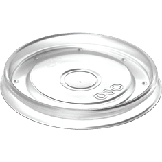 Крышка к контейнеру супнице OSQ Round Bowl PP ANTIFOG D-100, пластиковая полупрозрачная
