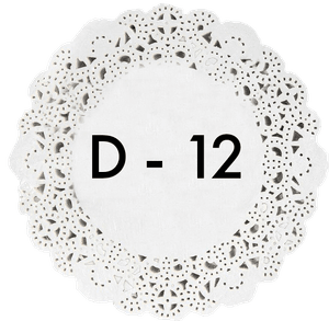 Ажурные салфетки D-12 см (250 шт.упак) Aviora