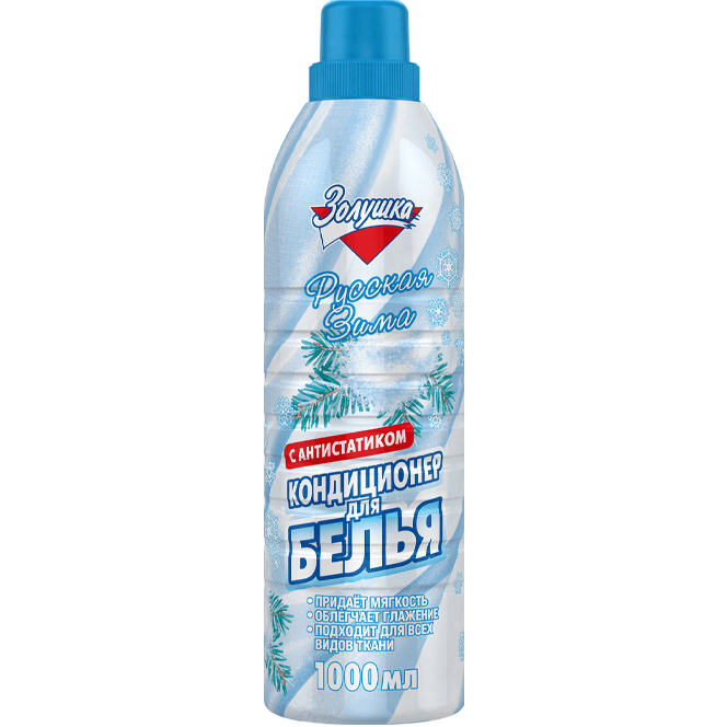 Кондиционер для белья 1 л "Золушка", Русская Зима