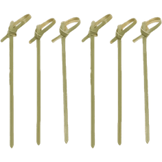 Пика бамбуковая для канапе 9 см "Узелок" (100 шт.упак)