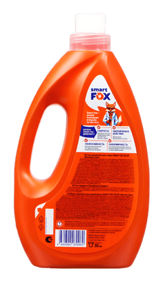 Гель-концентрат для стирки белья 2,04 л SMART FOX, COLOR Горный эдельвейс