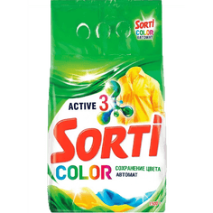 Стиральный порошок 1,5 кг "Sorti" автомат, Колор