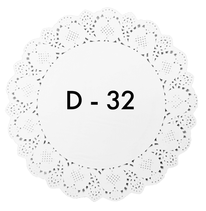 Ажурные салфетки D-32 см (250 шт.упак)