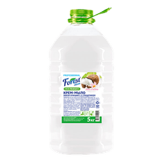 Крем-мыло жидкое 5 л "FOREST Clean" Канистра, Кокос и молоко