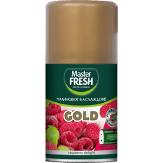 Освежитель воздуха 250 мл "Master FRESH GOLD" сменный баллон, Малиновое наслаждение 