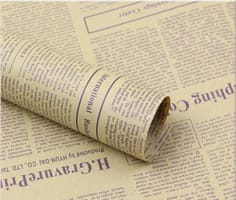 Бумага крафт Газета 700мм фиолетовый
