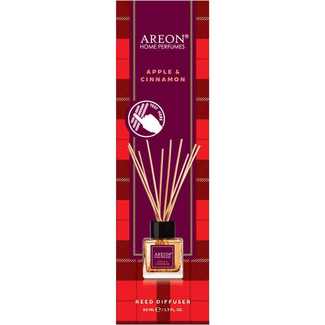 Ароматизатор для дома 50 мл Areon STICKS TARTAN GRASS Яблоко и корица