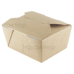 Контейнер бумажный универсальный 600 мл 130*105*64 мм ECO FOLD BOX, Крафт