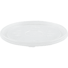 Крышка для контейнера/салатника/супницы круглая 750/1000 мл Round Bowl D-150 плоская прозрачная