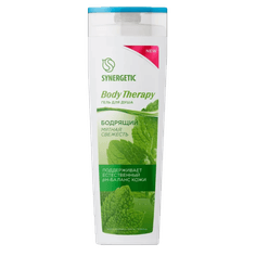 Гель для душа 380 мл SYNERGETIC Body Therapy, Мятная свежесть